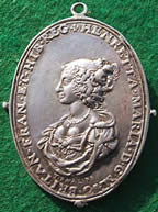 Charles I Civil War badge medal