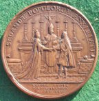 Louis XV marriage medal 1725