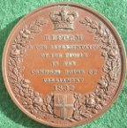 William IV, Reform Bill 1832, bronze medal by B Wyon