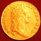 William III gold Guinea 1695