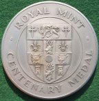John Harrison, Tercentenary 1993, silver medal issued by The Royal Min