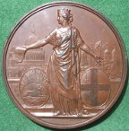 Nasr-ed-Din, Shah of Persia, visit to the City of London 1873, bronze medal