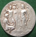 Imperial International Exhibition Medal 1909, silver