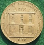 W.J.Davis, Numismatist & Trade Unionist, National Society of Amalgamated Brassworkers, brass medal 1890