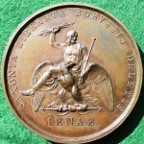 France, Napoleon, the Battle of Jena 1806, bronze medal by L Manfredini