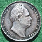 William IV and Queen Adelaide, Coronation 1831 silver medal