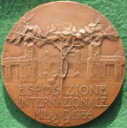 Italy, Milan International Exposition 1906, bronze medal by C Giannino