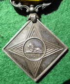 India, British, silver Army of India Temperance medal circa 1890