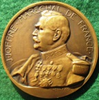 France, Marshall Joffre 1916, bronze medal by Henri Nocq
