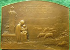 LAngelus, bronze medal by Georges Dupr (1903)