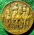 Belgium, Entry of the King into Brussels 22 November 1918, bronze medal