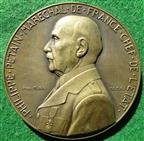 France, Marshal Ptain 1941, bronze medal