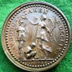 Canada, Quebec Taken 1759, bronze medal by John Pingo
