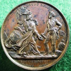 Major-General Lord Hutchinson, Egypt Delivered 1801, bronze medal by T Webb & A Dupre