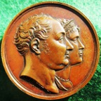 France/ Germany, the visit of the King and Queen of Bavaria to the Paris Mint 1810, bronze medal by Andrieu