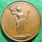 Admiral Lord Nelson, Memorial Medal 1820 by Webb & Droz for James Mudie, bronze