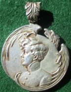 Napoleon II, LAiglon badge 1900, silvered-bronze