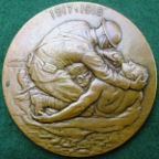 USA, Army & Navy Chaplains Medal (1920), bronze medal by Laura Gardin Fraser