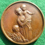 Art Union of London, Thomas Gainsborough, bronze medal 1859 by E Ortner after J Zoffany
