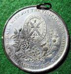 George IV, Royal Visit 1822, white metal medal