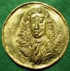 Samuel Pepys medal by Ronald Searle 1984