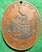 Cheshire, Walgherton Female Friendly Society, John Twemlow medal 1833