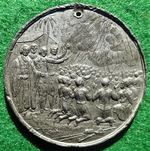 London Missionary Society, Jubilee 1844, white metal medal