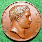Napoleon Battle of Jena 1806, bronze medal Galle