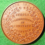 Cornwall, Helston school prize medal circa 1820, for literature and philosophy