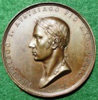 Francis I of Austria, visit to Milan 1815, medal