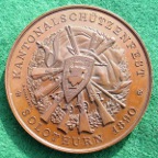 Switzerland, Solothurn Shooting Medal 1890, bronze