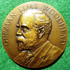 Medicine (Pathology), German Sims Woodhead medal dated 1949, bronze