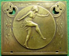 France, “Danseuse” (Dancer) plaquette after Henri Dropsy, circa 1912