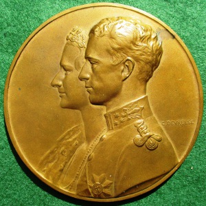 Belgium, Great War, Allied Veterans Federation, 16th Congress, Brussels 1935, large bronze medal