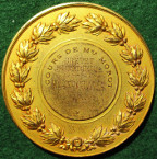 France, “Les Sciences” 1894, school prize medal (awarded 1912), bronze-gilt by Louis Bottée