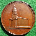 George III, Birmingham, Foundation of Christchurch 1805, bronze medal