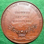 William IV Coronation 1831, large bronze medal