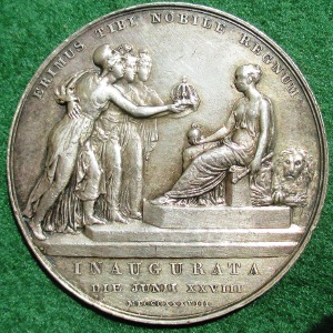 Victoria silver coronation medal 1838 by Pistrucci