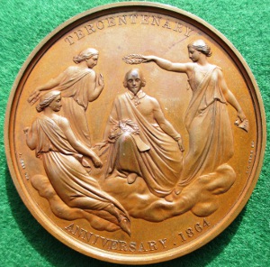 Shakespeare tercentenary medal 1864