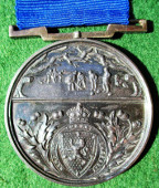 Royal Caledonian Curling Club, Instituted 1838, silver District Medal