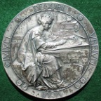 Royal Institute of British Architects (RIBA), silver award medal by G Frampton 1887