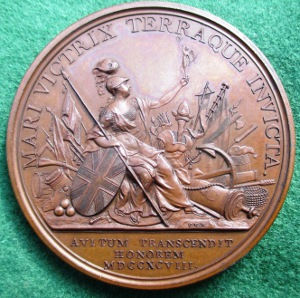 George III, Victories of 1798 medal