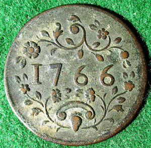 Surrey, Richmond, Petersham Park, bronze pass 1766
