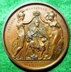 George IV, Coronation 1821, bronze medal by Thomason & Jones