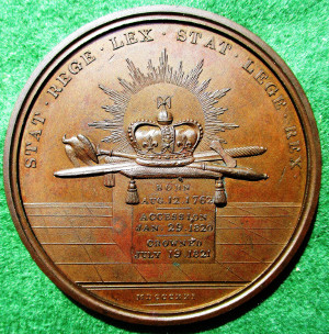 George IV, Coronation 1821, bronze medal
