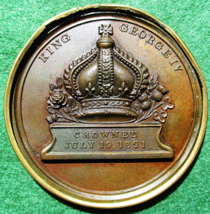 George IV, Coronation 1821, bronze medal