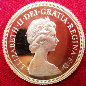 Elizabeth II, proof gold Sovereign 1979