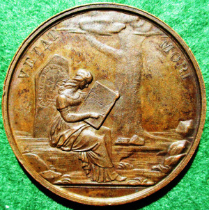 Sweden, Esias Tegner (poet), death 1846, bronze medal