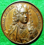 John Churchill, first Duke of Marlborough, death 1722, bronze medal