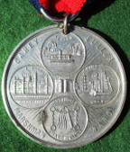 Baptist Mission Centenary 1892, white metal medal